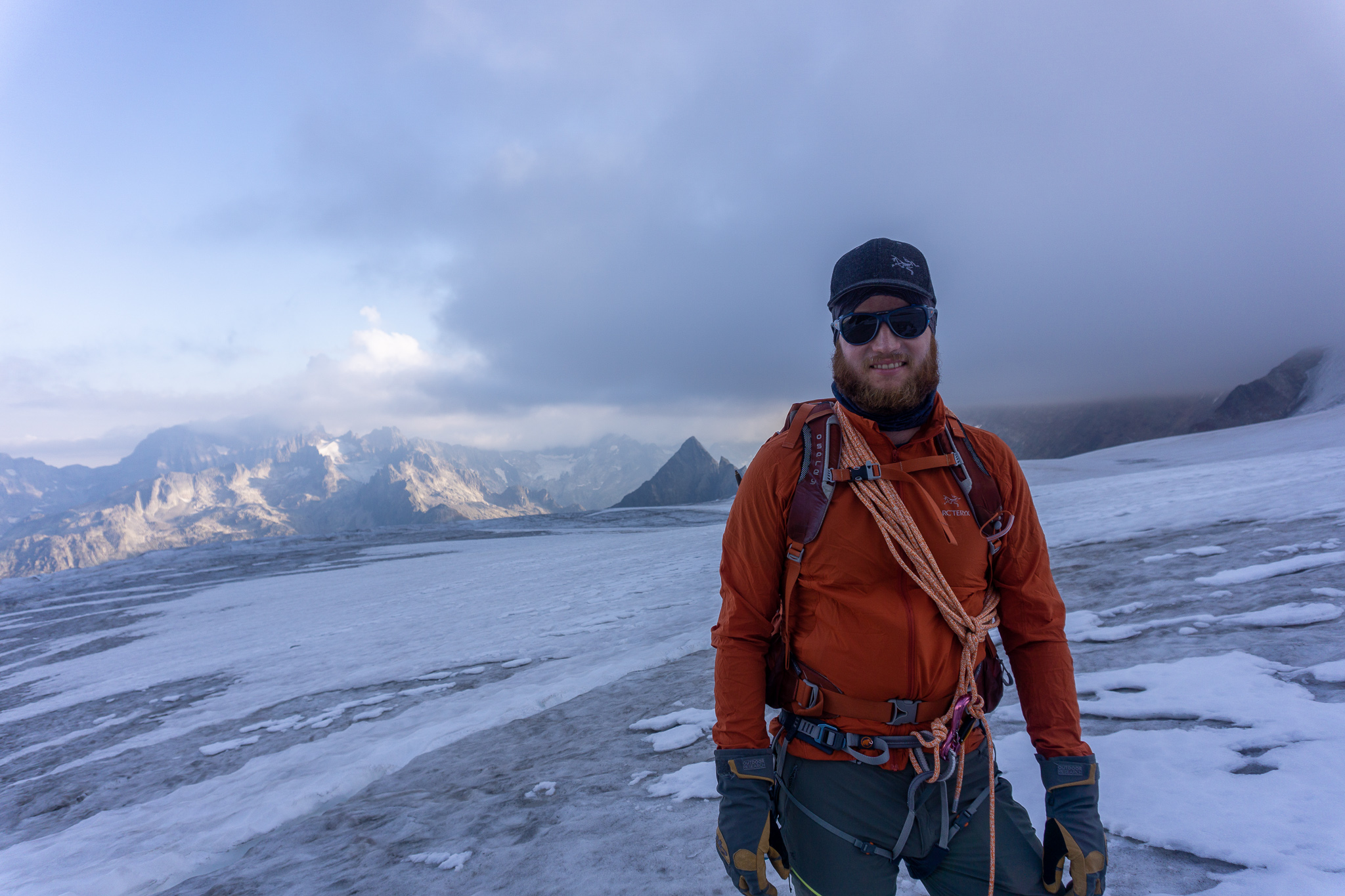 Nevin on the Steingletscher. © 2020, Justine Le Cam.